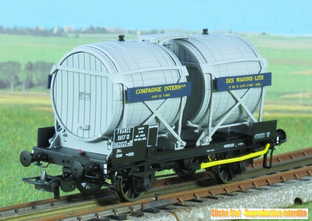 2 Wagons Marchandises Pullman Foudre HO - Occasion France, Boîte Carton