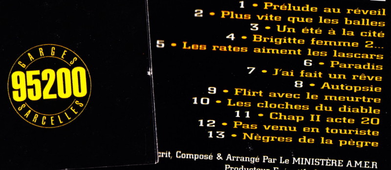 MINISTÈRE A.M.E.R. (les 20 ans de l'album "95200") 22/09/2014 Olympia (Paris) : compte rendu 14071208562216724012382874