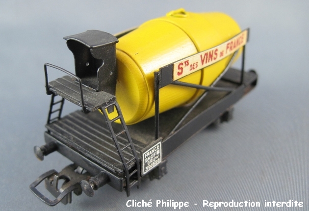 Set de 3 wagons FS citerne 27M3 avec guerite EpIV-V - Paris Modélisme