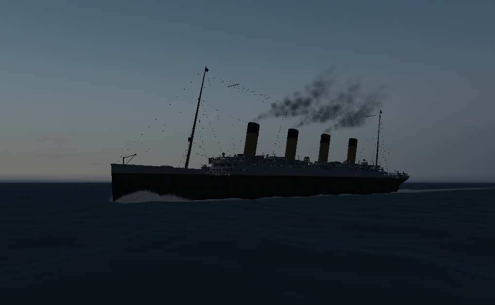 Titanic, soir