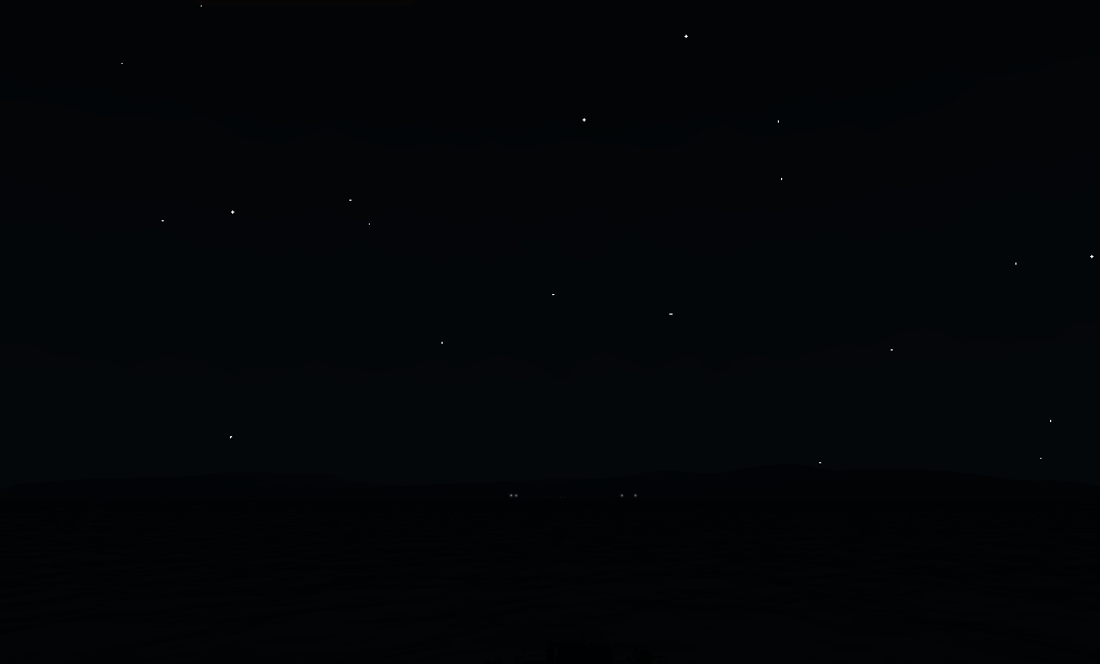 Nuit noire, devant Imperia