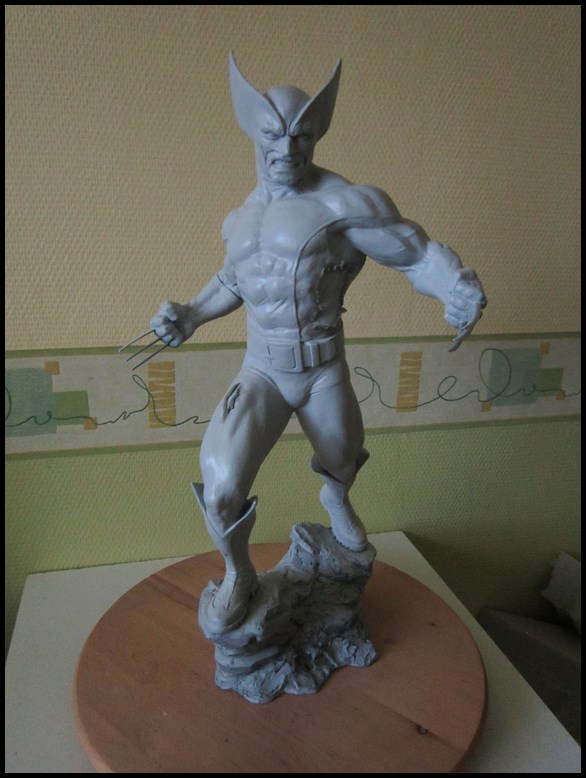 Wolverine Bronze version peinte 14100608373716083612589597