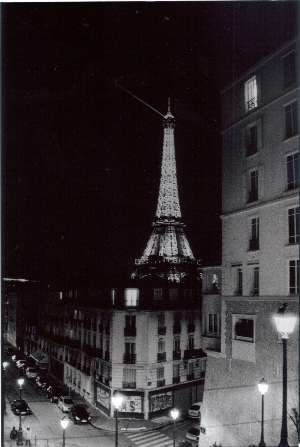 Tour Eiffel tirage &agrave; l'agran