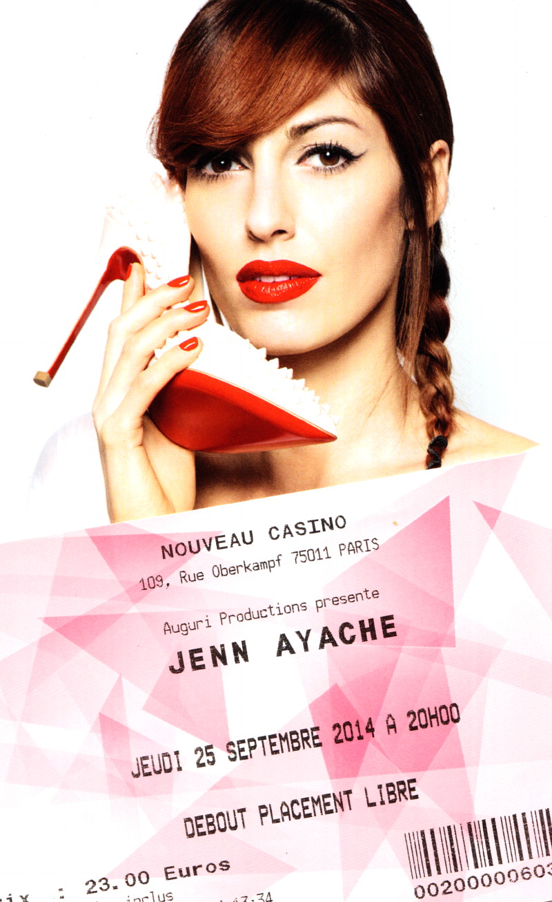 JENN AYACHE (Superbus, album solo "+001") 25/09/2014 Nouveau Casino (Paris) : compte rendu 14101905235017899512625906