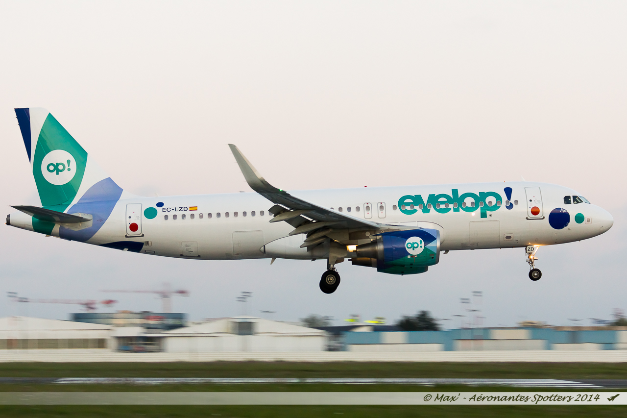 [27/04/2014] Airbus A320SL (EC-LZD) Evelop Airlines 14102502304718224512640851