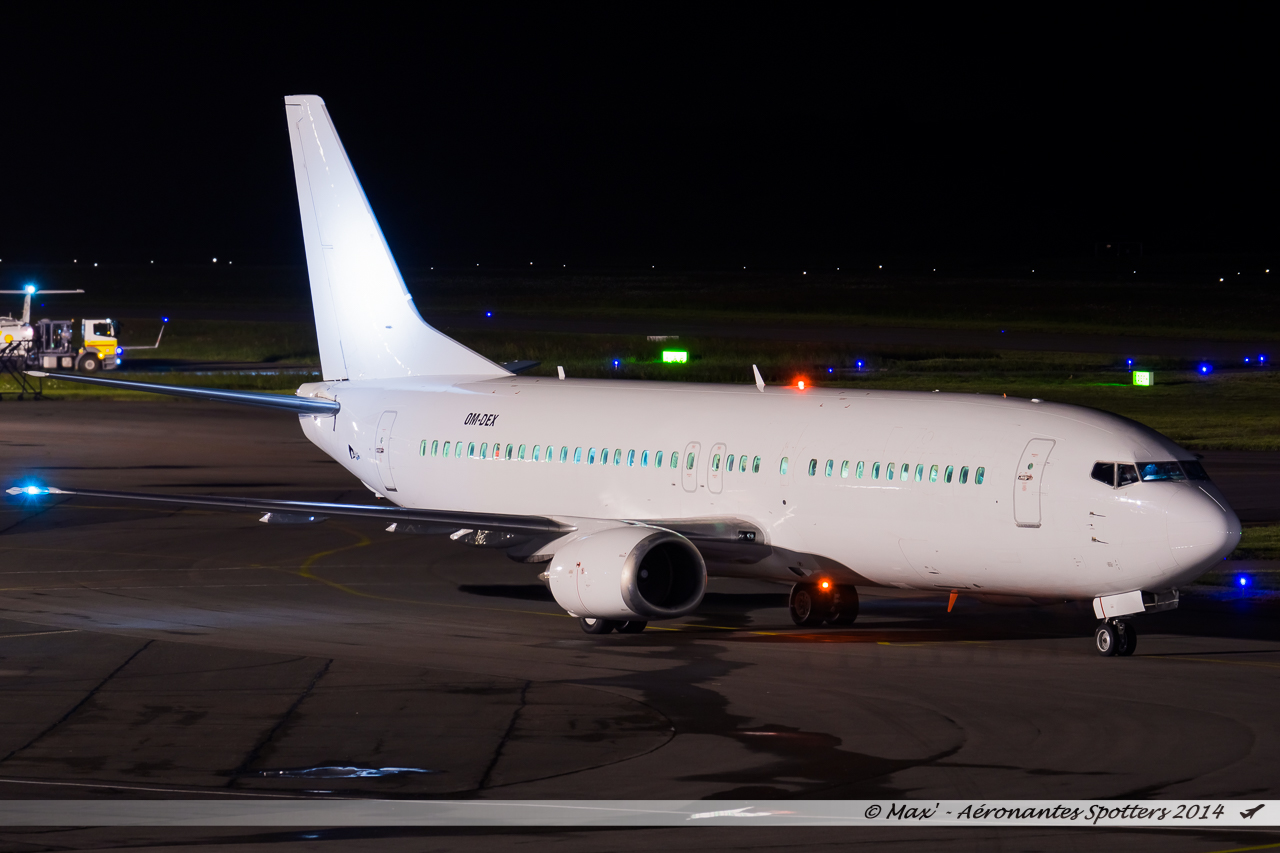 [27/04/2014] Boeing B737-400 (OM-DEX) Air Explore 14102502311218224512640856
