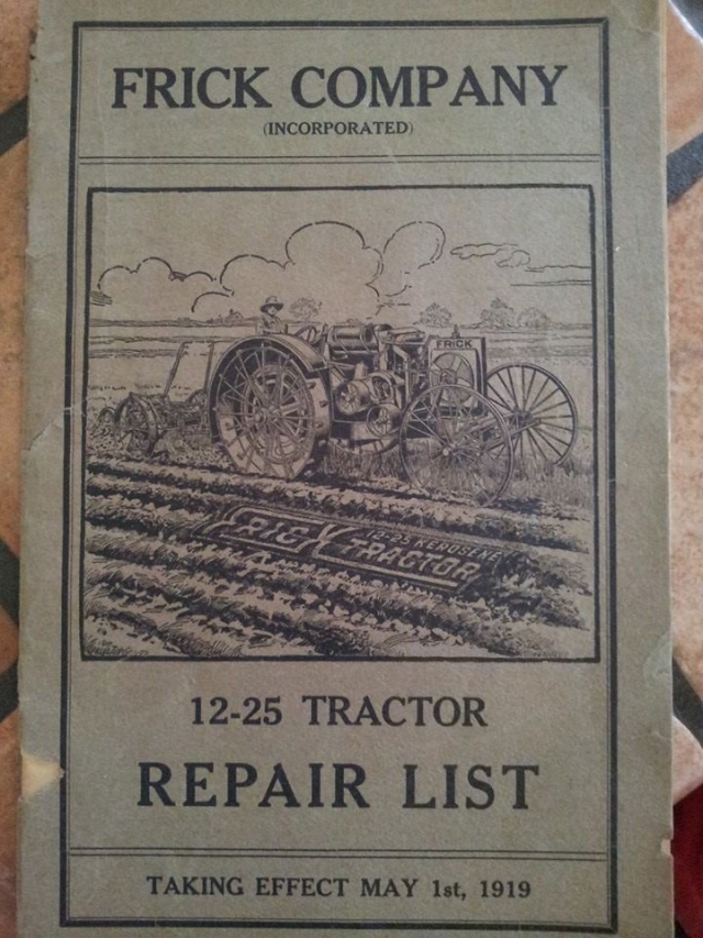 FRICK tractor (made in USA) 14112912491217714612748830