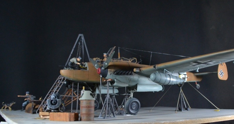Bf110 en maintenance Catania 1942 14121107595217786412787743