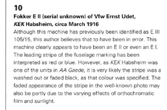 Fokker E.III Eindecker 105/15 - Ernst Udet - Fl. Abt. 68 / KEK Habsheim - Printemps 1916 - Page 3 15010404453210331812846402