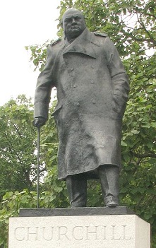 0 Churchill-statue