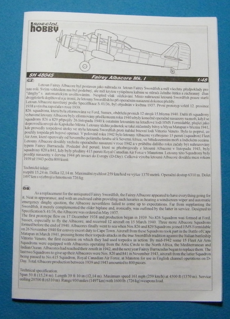 [Special Hobby] Fairey Albacore Mk.I 1501220913249753812897392