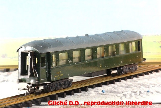 WAGONS MARTIN/FEX-MINIATRAIN 4 éme série 1953/54 1ère partie wagons longueur 23 cm 15021008205516773112952076