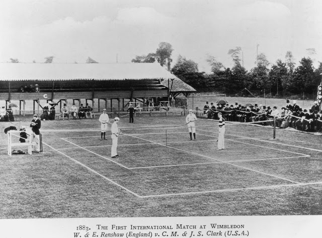16-Rare-History-Photos-First-Wimbledon-Match1
