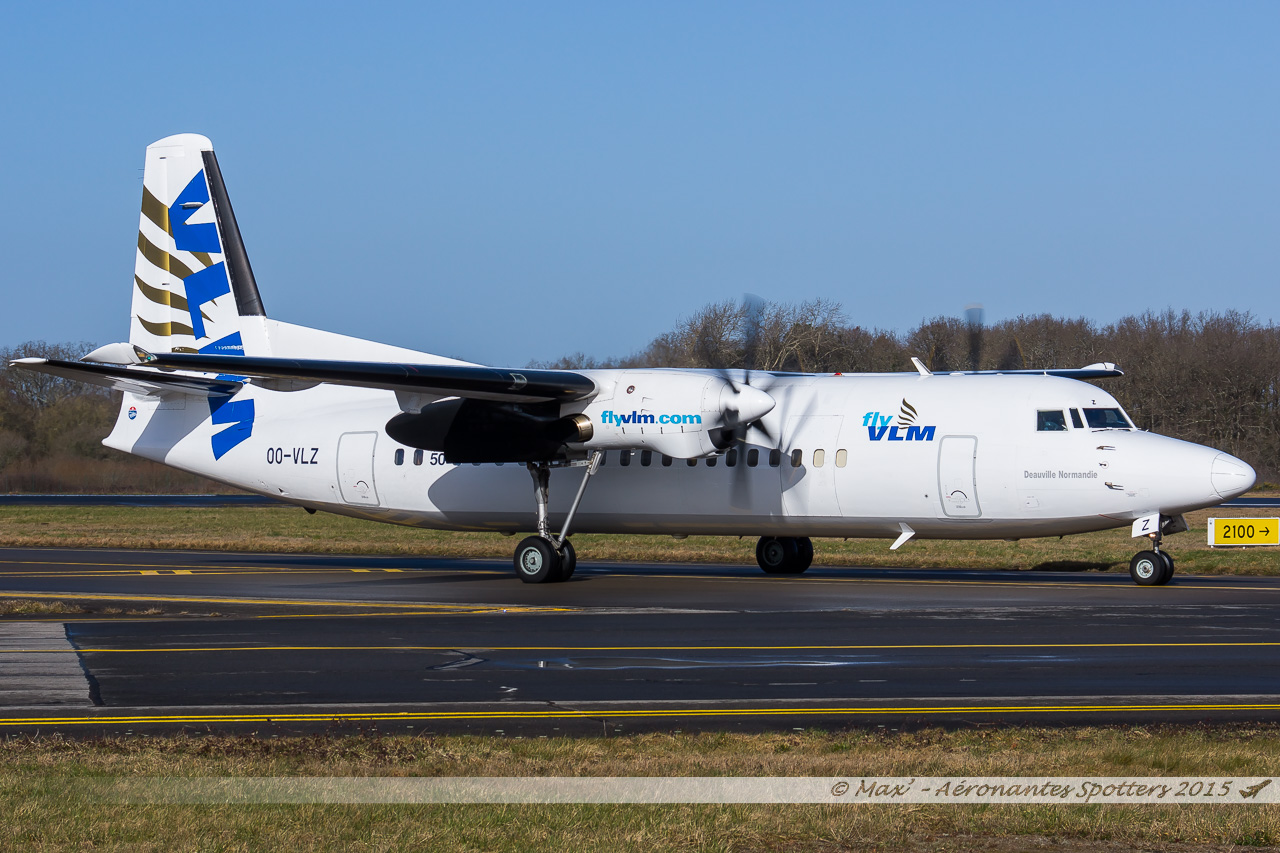 [24/02/2015] Fokker F50 (OO-VLZ) VLM "New c/s" 15022501522019094713006369