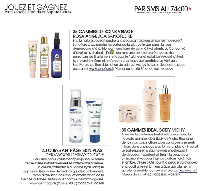 concours magazine marie claire 752  Avril 2015 1503091157004442913051797