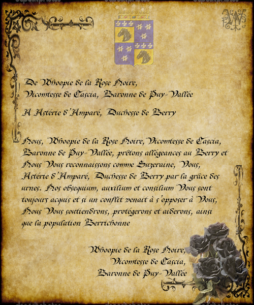 Allégeance à la Duchesse de Berry Asterie(3ème mandat) 1504011219565644813130141