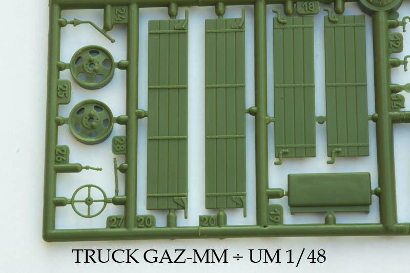 Truck GAZ-MM ÷ UM (Unimodels) ÷ 1/48 1504131001305585013169362