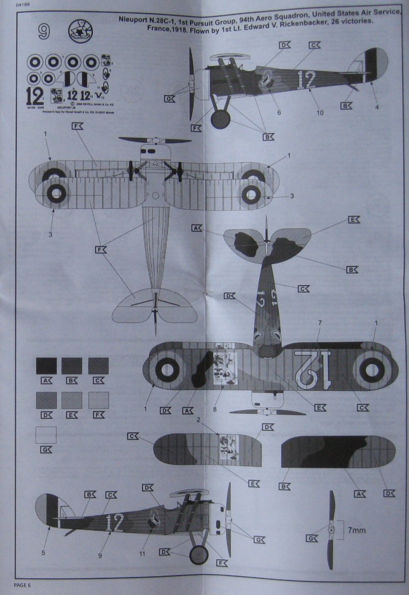 Concours 1ère guerre mondiale [Revell] Nieuport 28 1504190915263532813187269