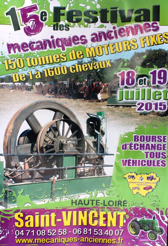 festival mécaniques anciennes gorges de la Loire 18 et 19 Juillet  Haute Loire 15060312315817331413326890