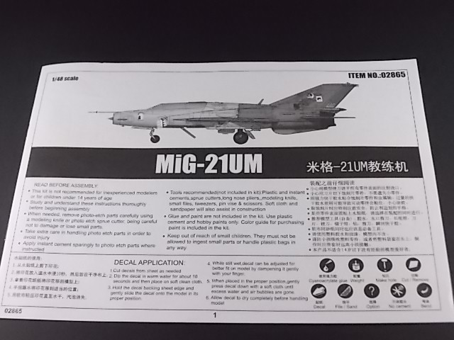 MiG-21 UM Mongol B ... Terminé... [Trumpeter 1/48] 15070409541610194413418414