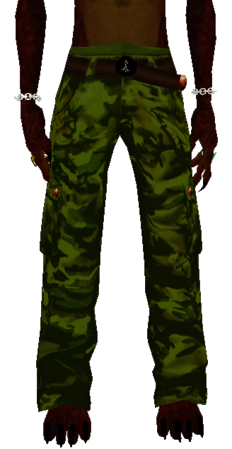 Pantalon Camouflage Vert