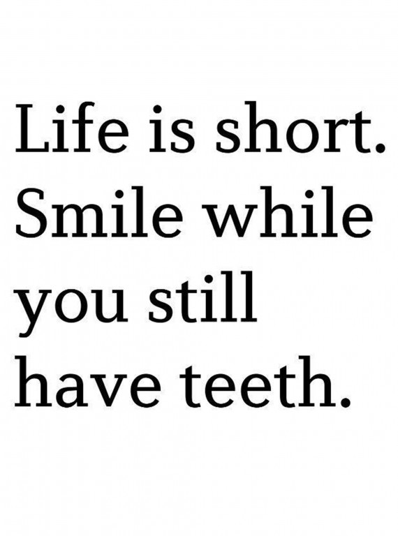 Life short smile teeth