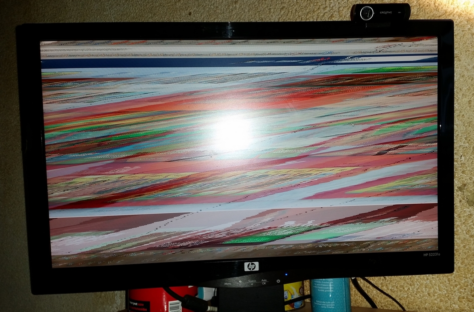 &eacute;cran brouill&eacute;