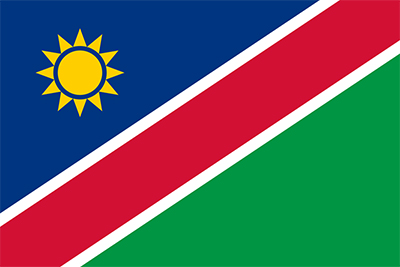 Flag of Namibie small