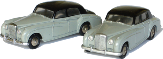 Bentley Mercury gris toit noir duo face détouré