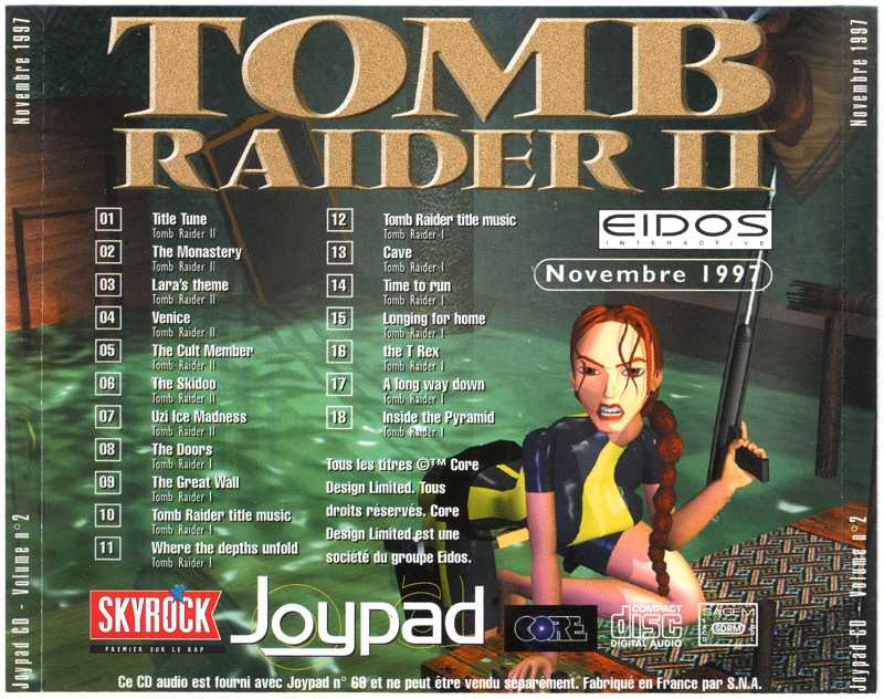 Les Musiques des jeux Tomb Raider I & II 15100405491420259513632745