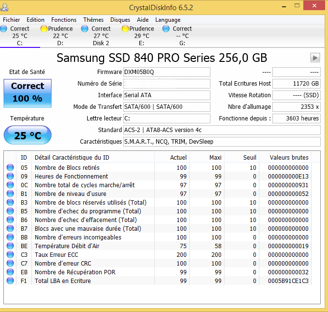 SSD Samsung 840pro