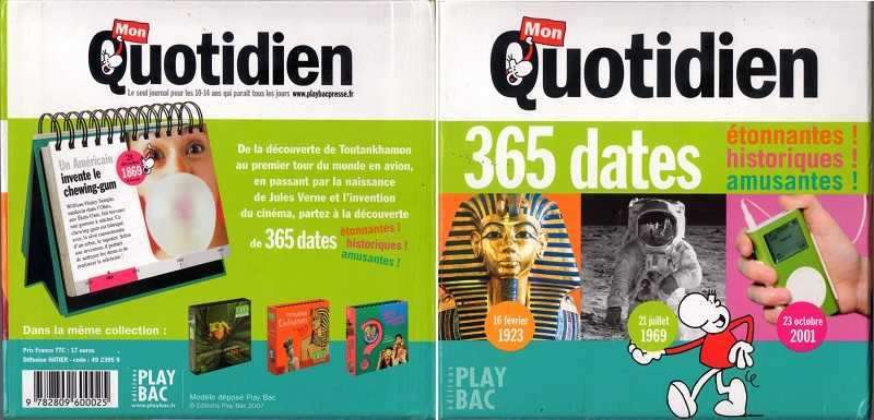 Mon Quotidien – 365 dates 15102503254020259513691417