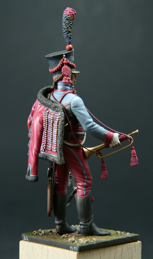 Trompette de Hussards du 3ème Régiment vers 1808 1511200755593593413765941