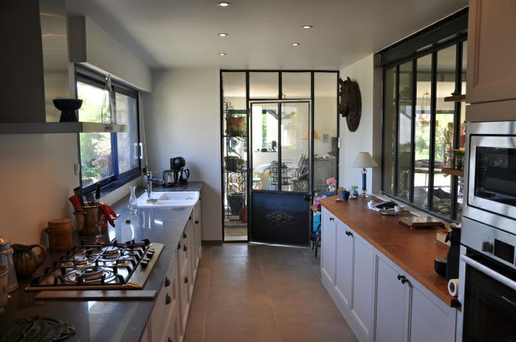 cuisine avec vitrage atelier