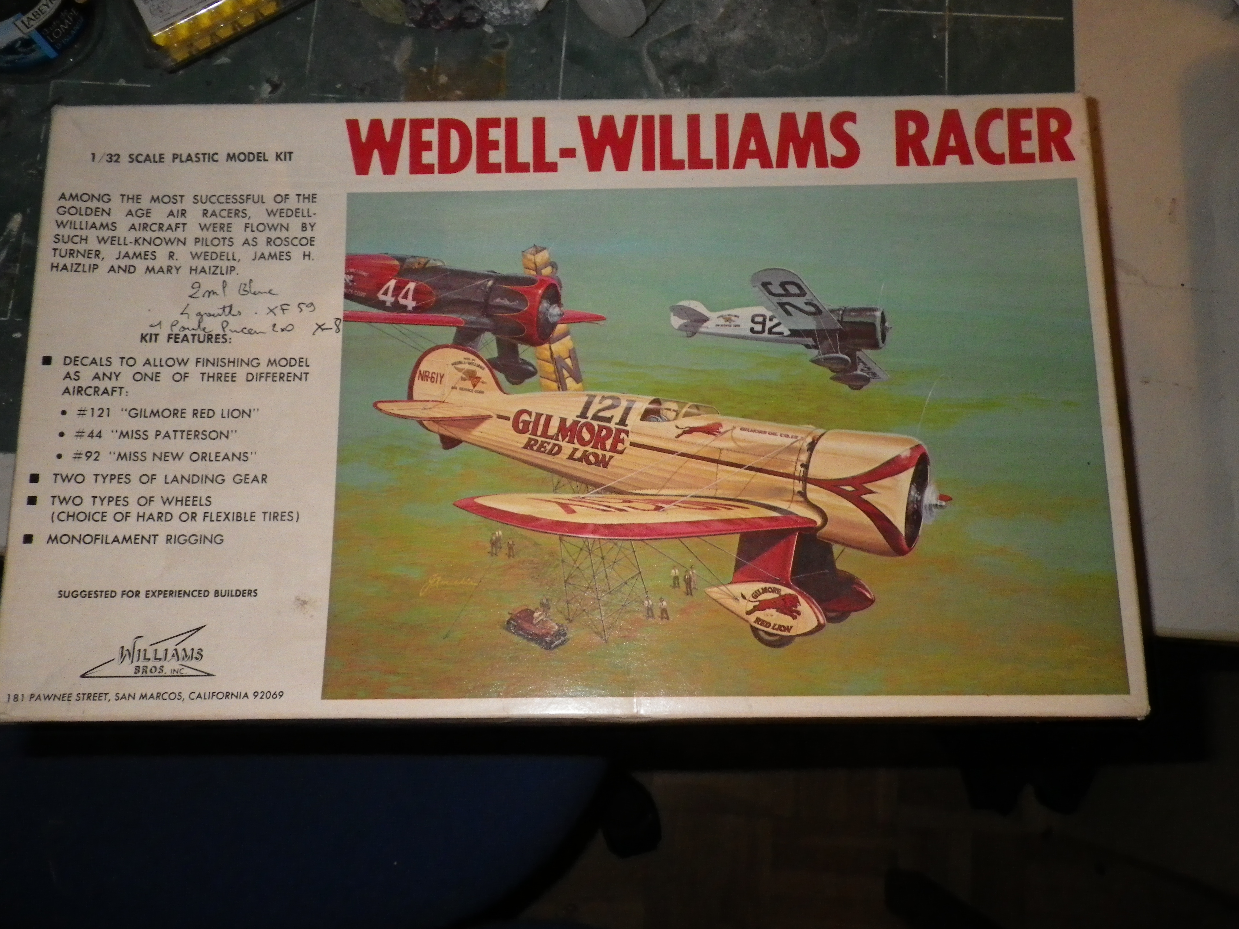[Concours Racer>abandon manque de temps] Wedell williams , williams Bros 1:32 15121809435420480713837367