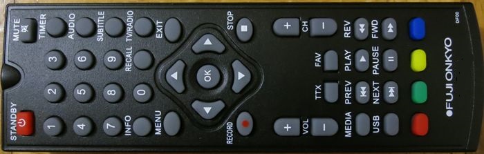 Télécommande De Remplacement Pour Décodeur TNT SEDEA FujiOnkyo SNT912 FT912 | Compatibilité Totale, Facile à Utiliser