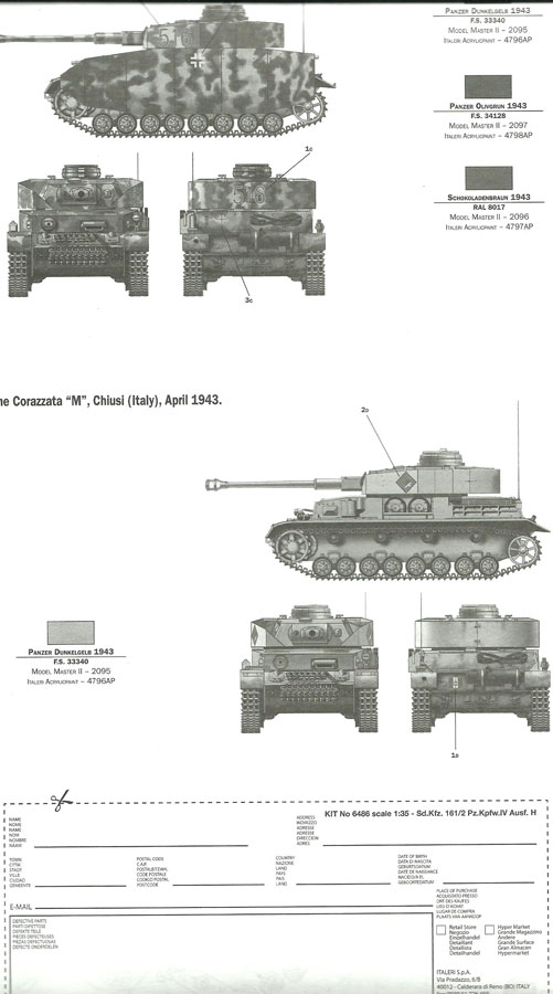 Panzer IV Ausf.H [Italeri] 1/35  1603030635474769014025925