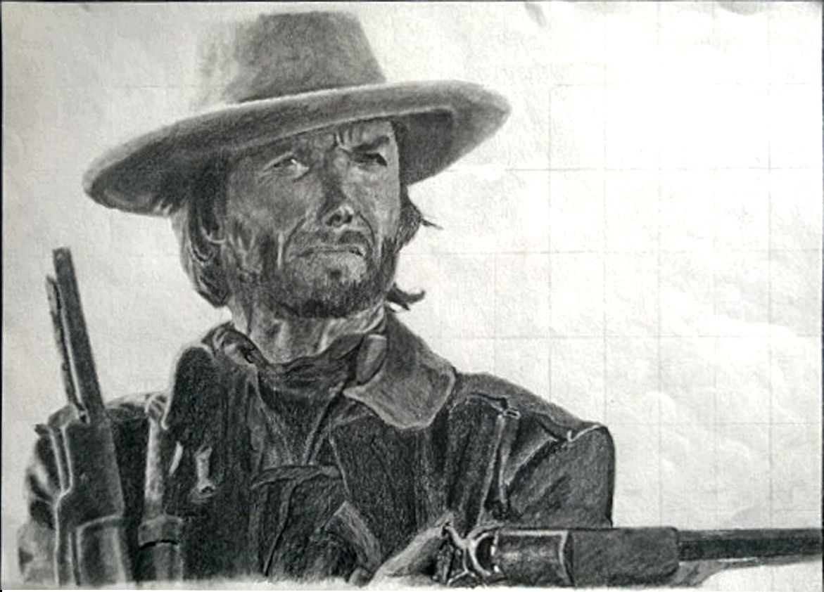 (graphite) Clint Eastwood 160325103118393914094740