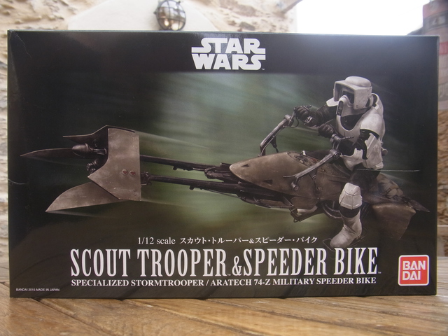 Scout Trooper et Speeder Bike - Bandaï 1/48 1604081214449736114130222