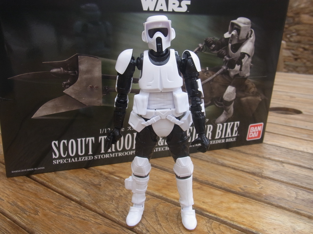 Scout Trooper et Speeder Bike - Bandaï 1/48 1604081215549736114130224