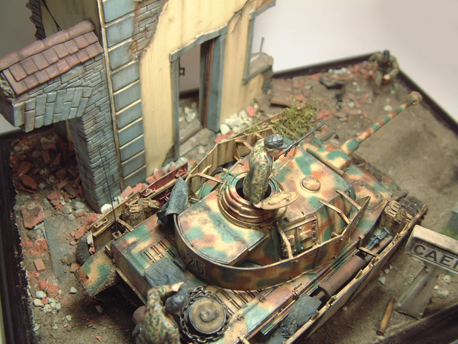 Bâtiments en ruine et Panzer IV Ausf H 1604150719014769014148048