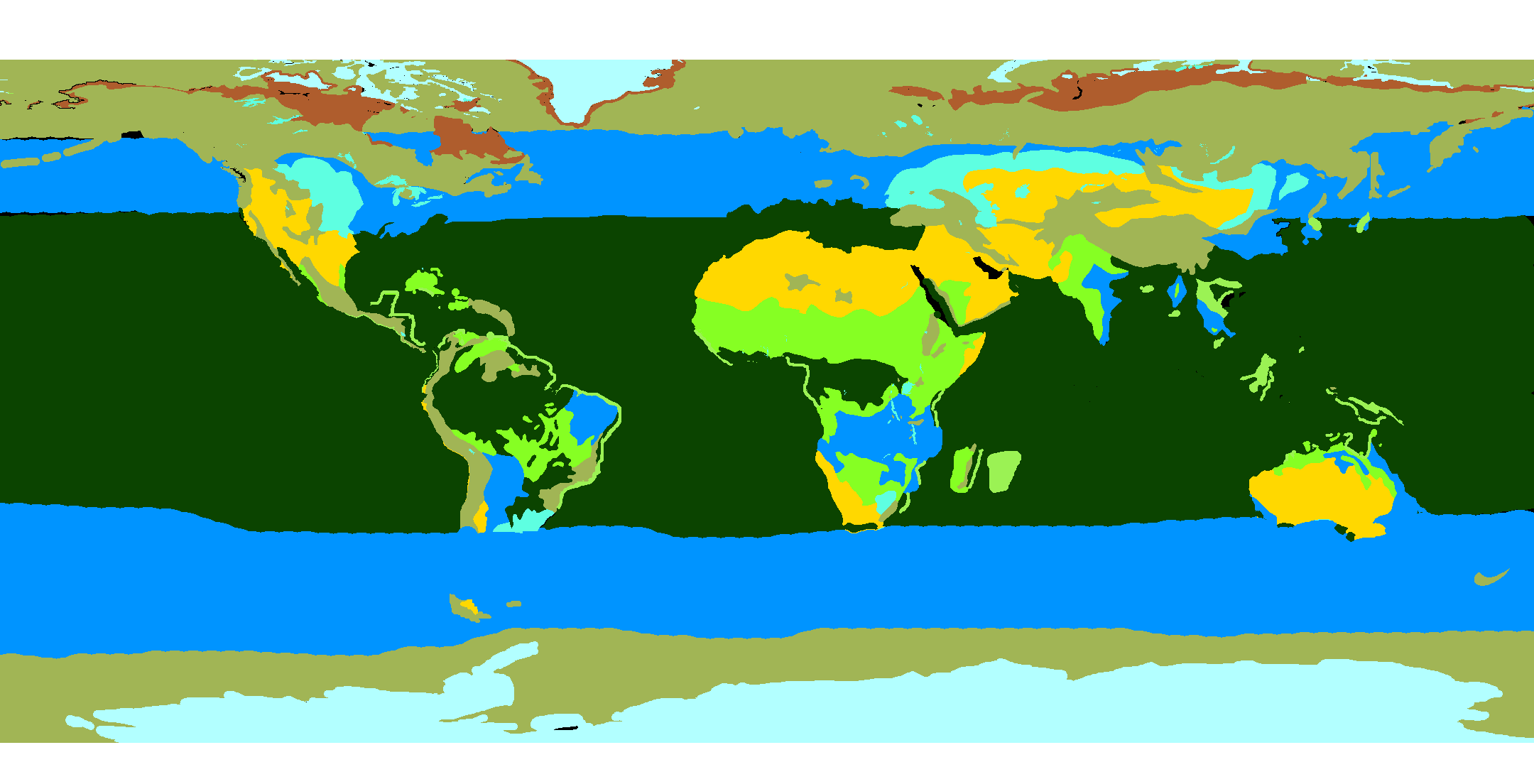 Terrain Zones simplifiées