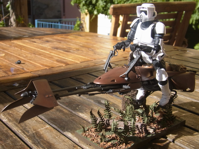 Scout Trooper et Speeder Bike - Bandaï 1/48 1604250140139736114178075