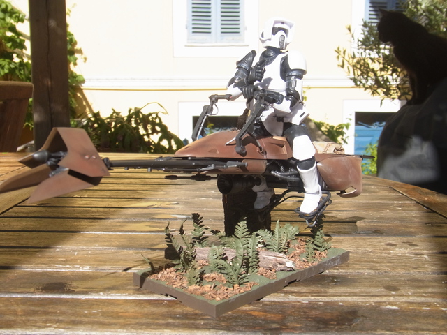 Scout Trooper et Speeder Bike - Bandaï 1/48 1604250140409736114178080