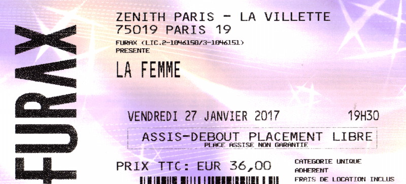 LA FEMME, Zénith & Cité des Sciences 2017 : compte rendu 16042512070020773814177416