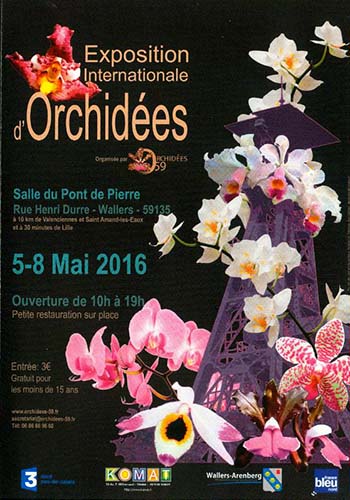 Agenda: Exposition Internationale d'Orchidées - 5 au 8 mai 2016 - 59 - 16042710070817393314182358