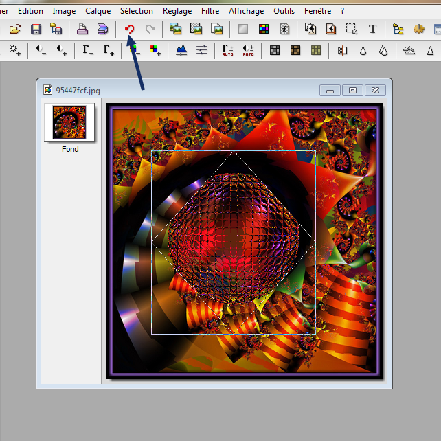 7 Fl&egrave;che rouge