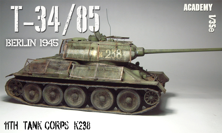 T-34/85 "Berlin 1945" [Academy] 1/35e 1606020540224769014276975