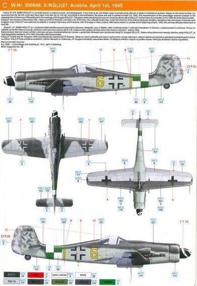Focke Wulf Fw 190 D-9 avec dérive de ta 152. 1606171143569469614318322