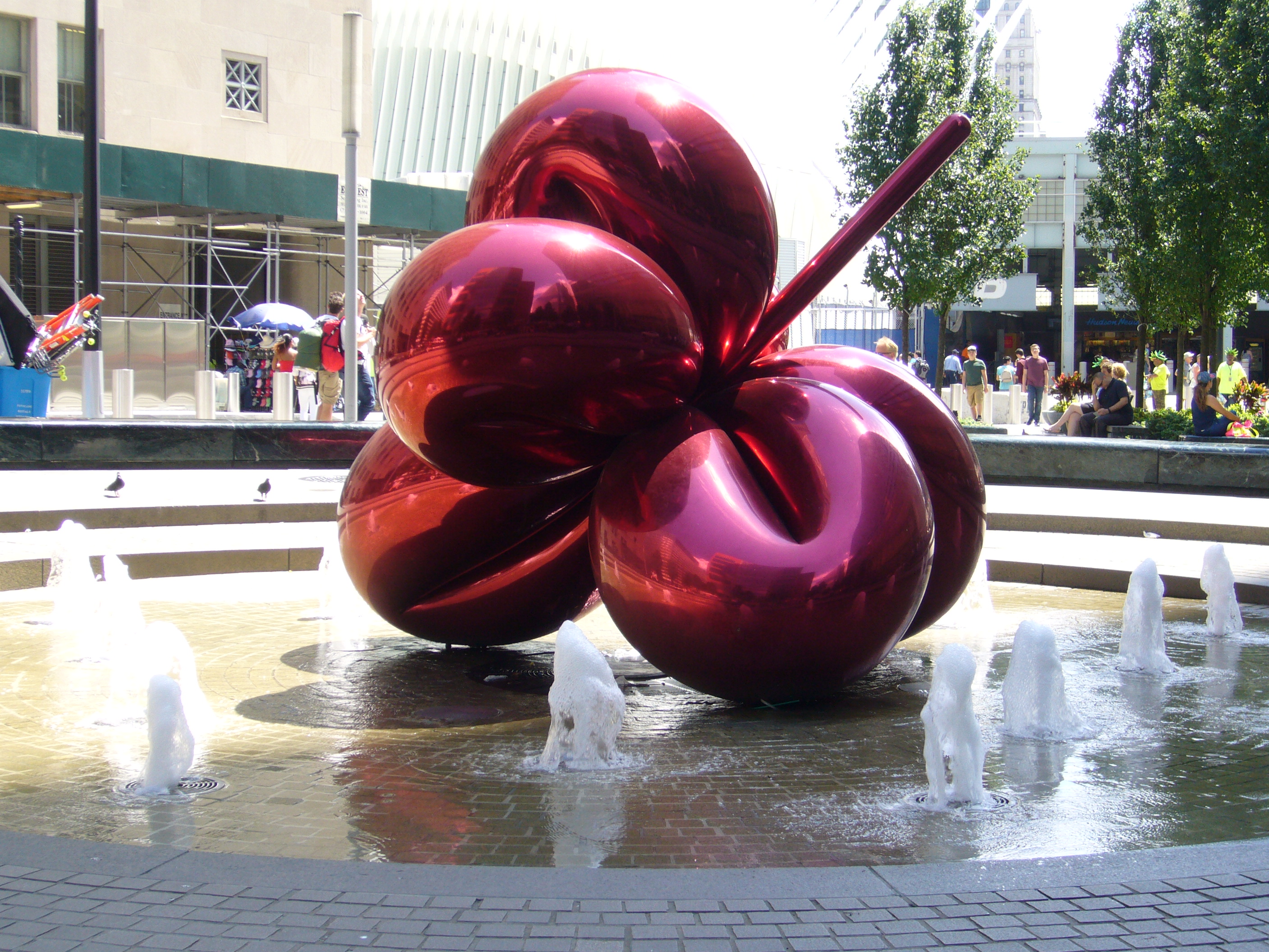 Fontaine hommage aux rescap&eacute;s du 11-09